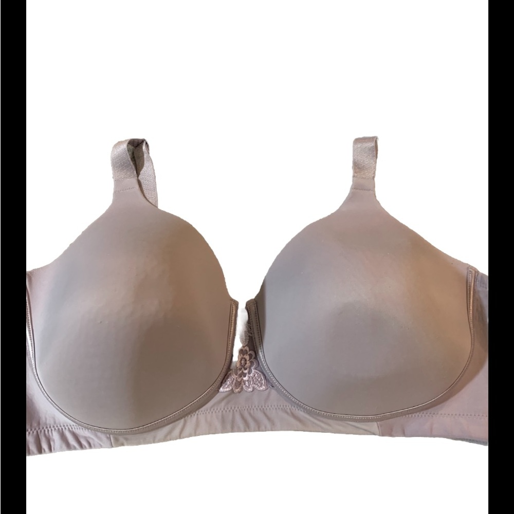 Vanity Fair 71380 Wirefree Bra Smoothing Full Figure Plum 42DD